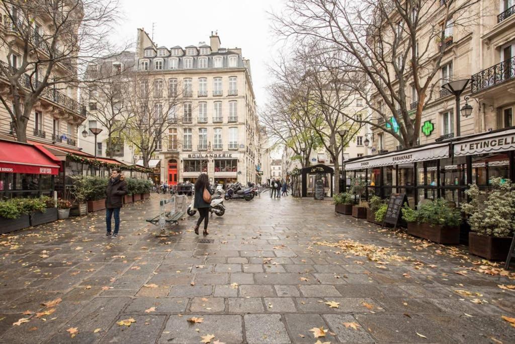 Charming Le Marais Retro Apartment ปารีส ภายนอก รูปภาพ